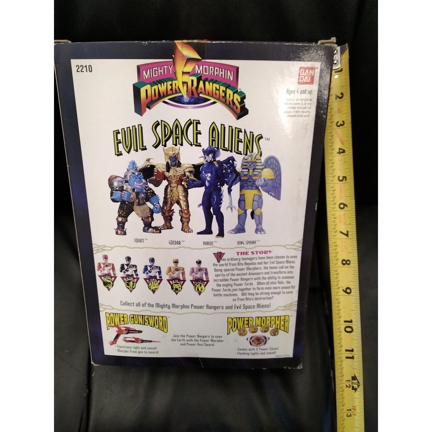 1993 Evil Space Aliens Power Rangers King Sphinx