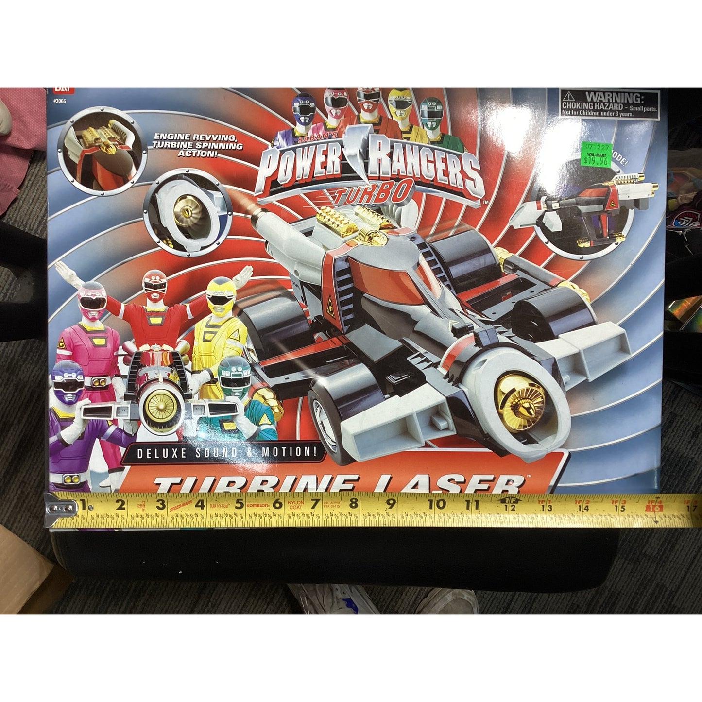 1997 Turbine Laser Power Rangers Turbo in Box
