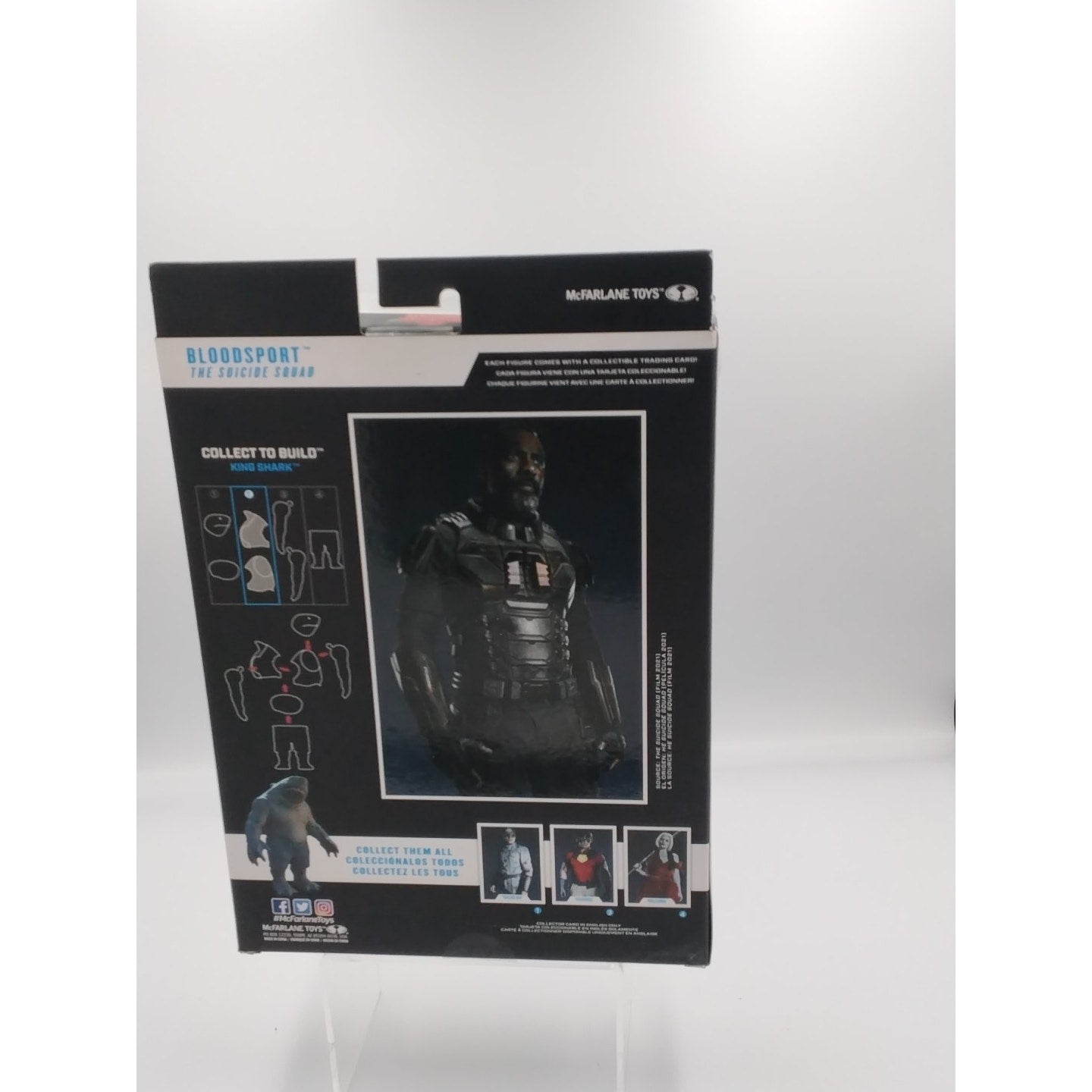Bloodsport the suicide squad C.T.B. McFarlane DC on card