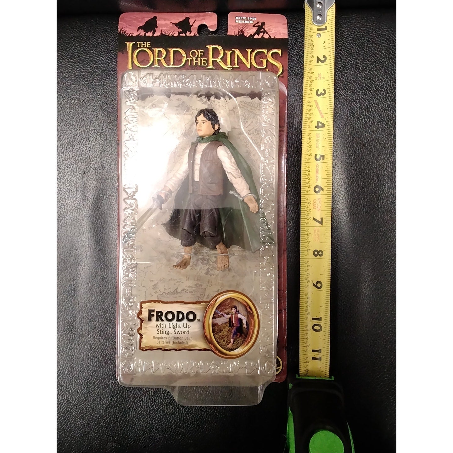 2003 Frodo with Lightup Sword Lord of the Rings Action Figure in box