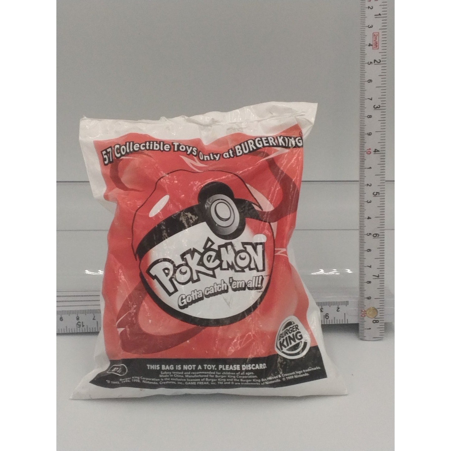 1999 "Blind Bag" Burger King Pokémon promotional toy