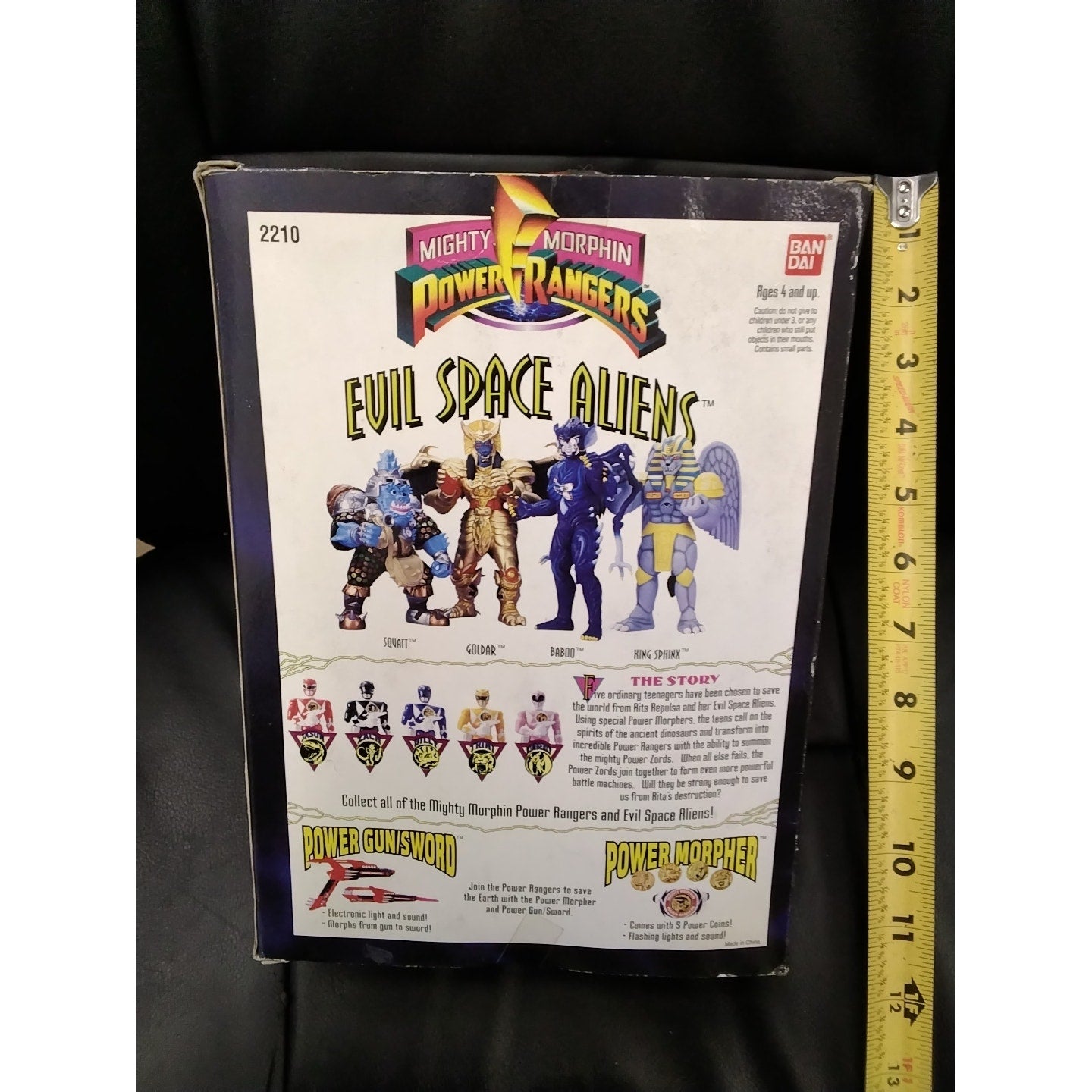 1993 Evil Space Aliens Bones Power Rangers Action figure