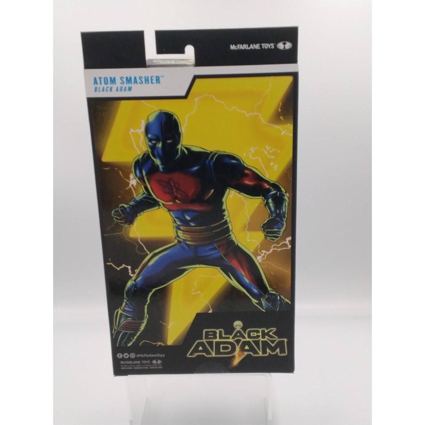 Atom Smasher Black Adam McFarlane DC on card