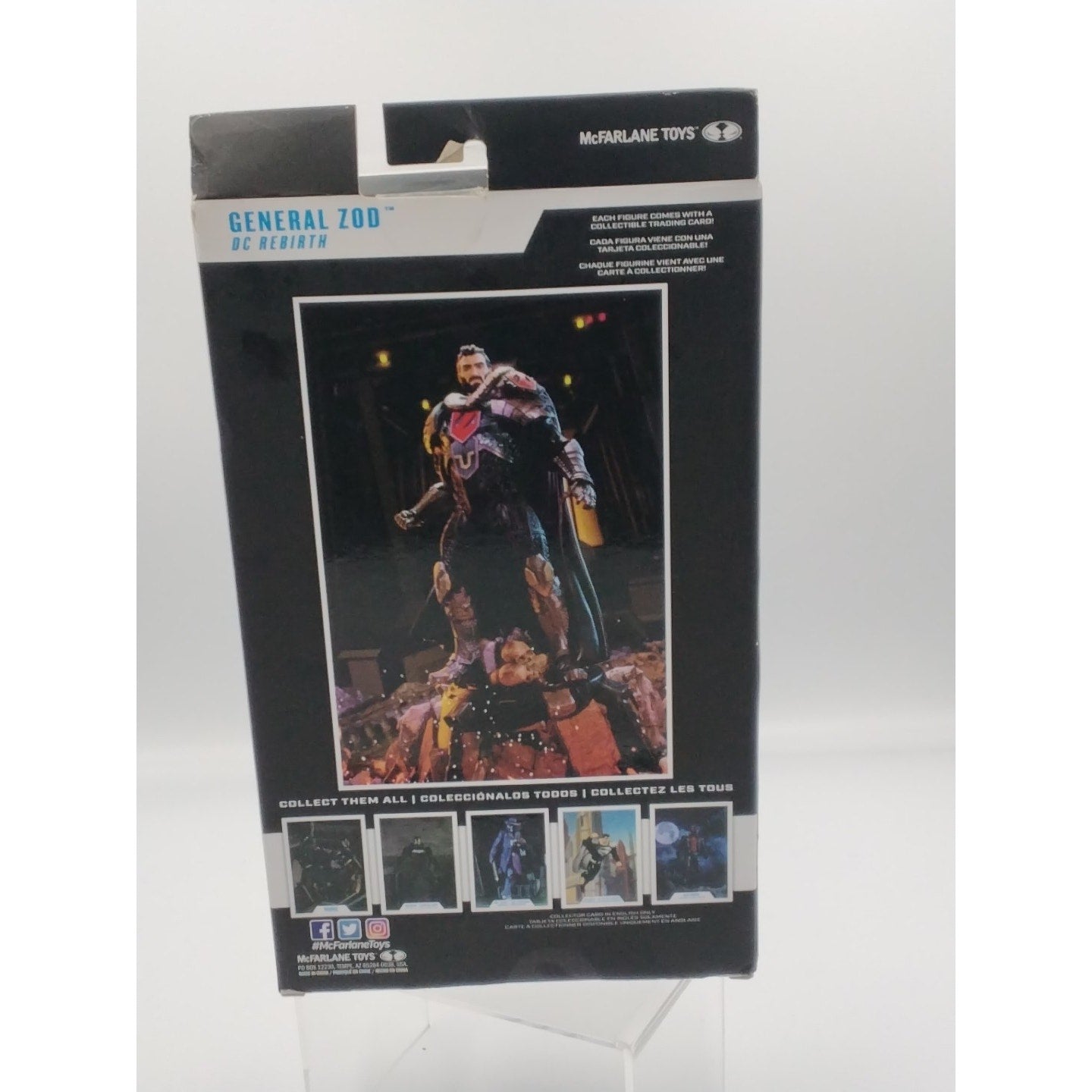 General Zod DC rebirth McFarlane DC on card