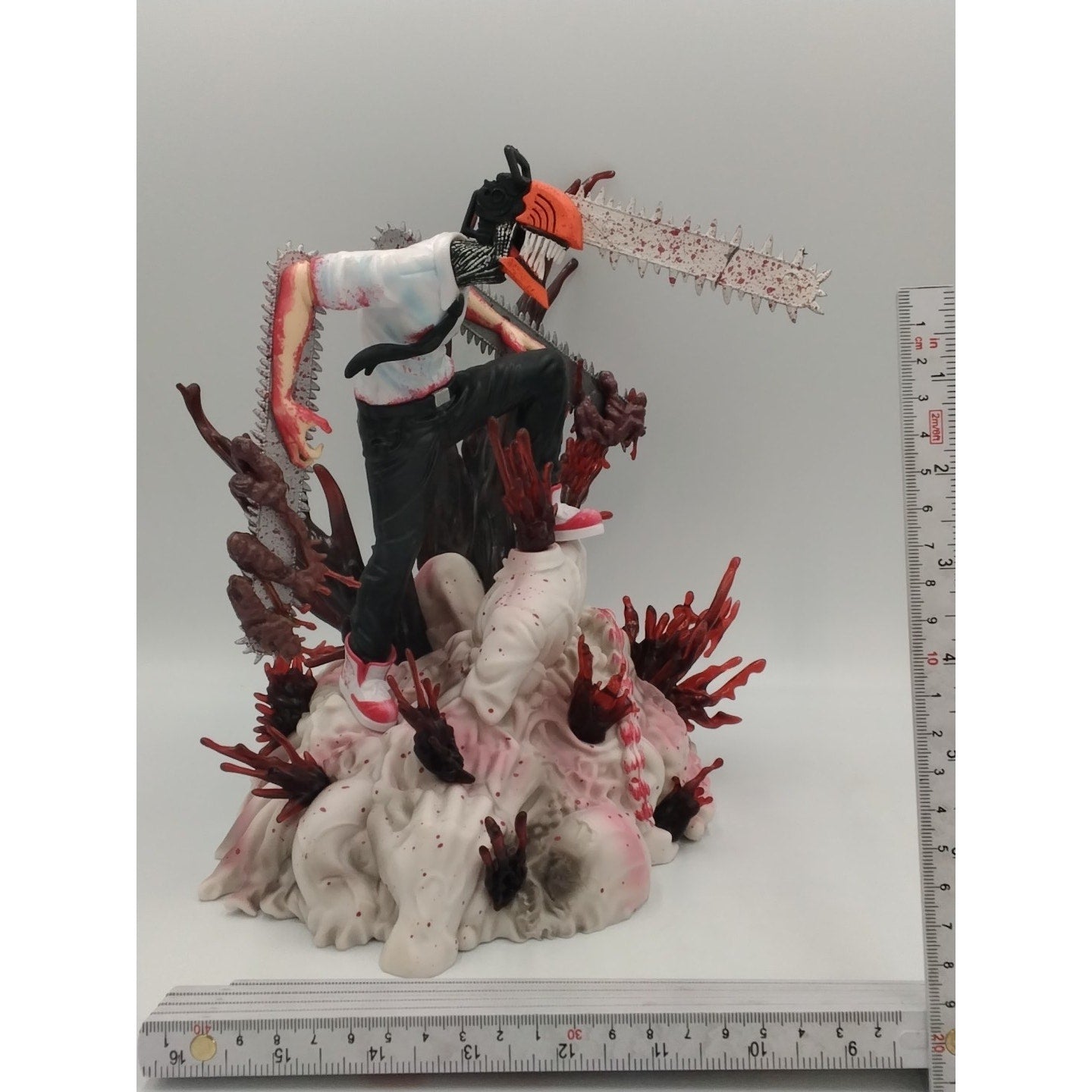 2024 Chainsaw Man GK Denji Power Pochita Anime PVC Statue Collectible