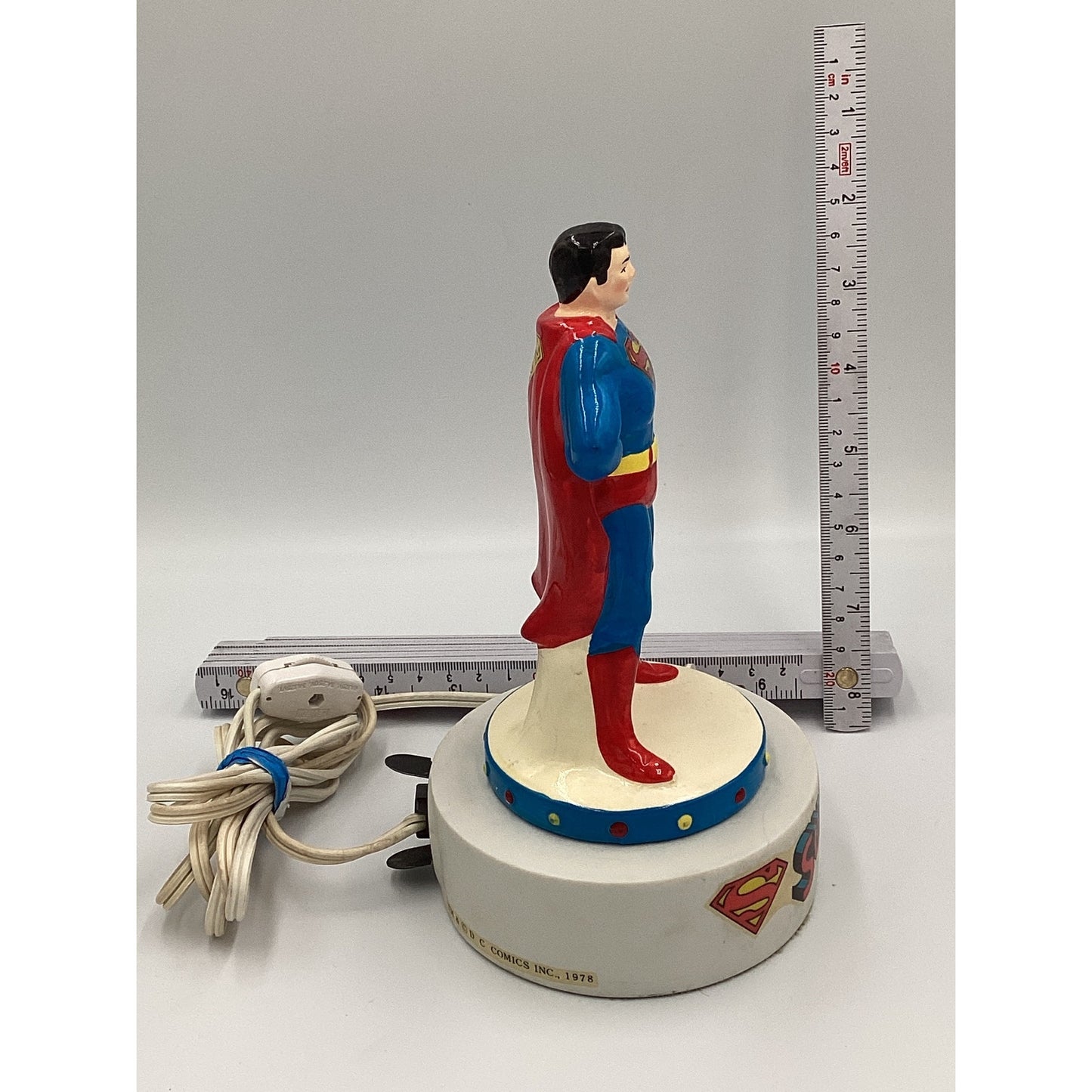 1978 Superman Lamp ceramic figurine