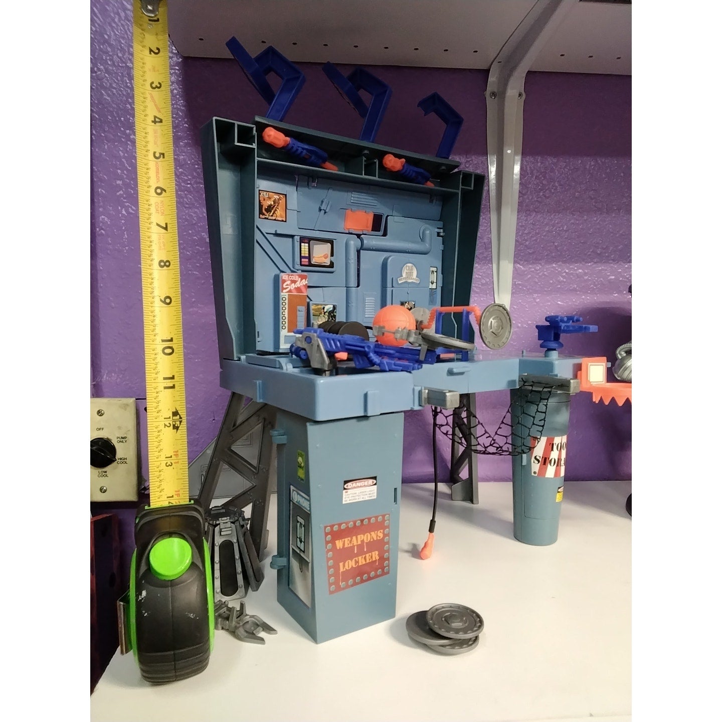 1993 Biker Mice From Mars Headquarters Playset