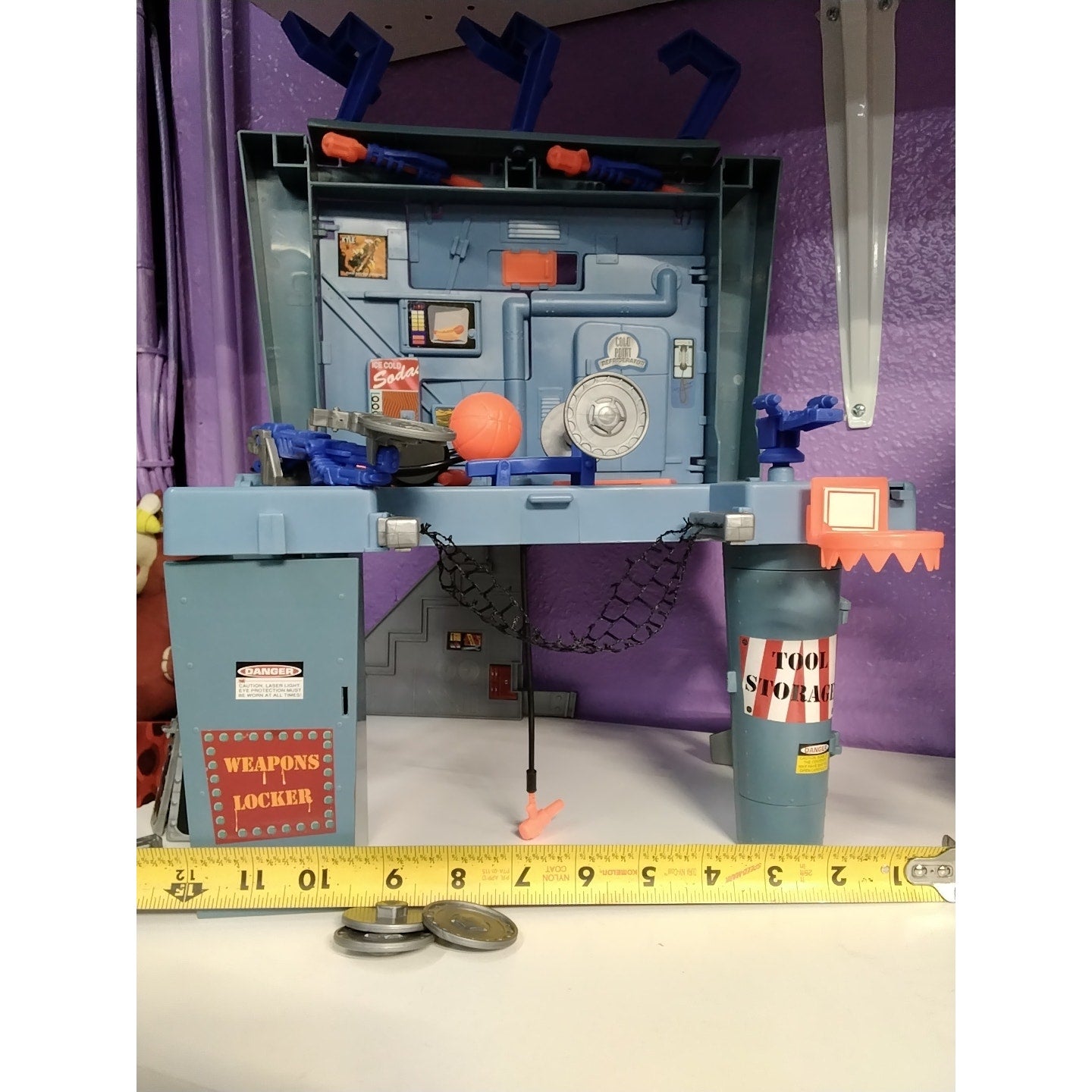 1993 Biker Mice From Mars Headquarters Playset