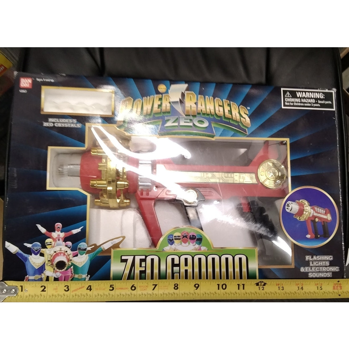 1997 Zeo Cannon Saban's Power Rangers in box Bandai Vintage