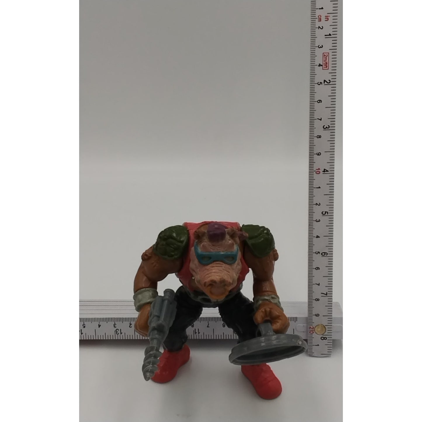 1990 Bebop TMNT "Soft Head" Action Figure