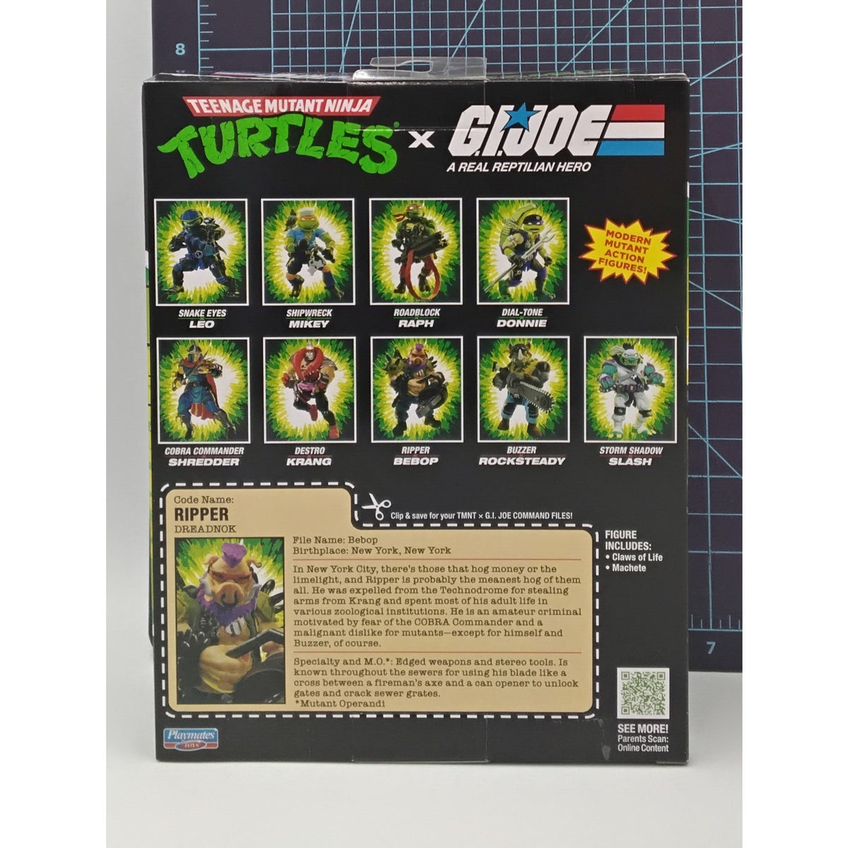 2026 RIPPER X BEBOP Teenage Mutant Ninja Turtles x G.I Joe Action Figure Sealed