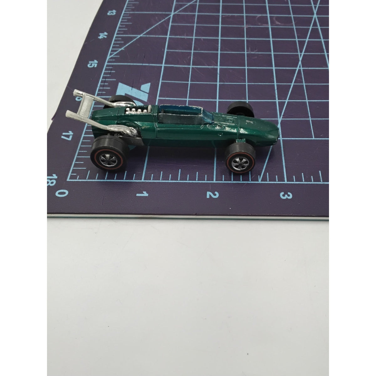1969 Indy Eagle Grand Prix Series Aqua Redline Collectible Loose Hot Wheels