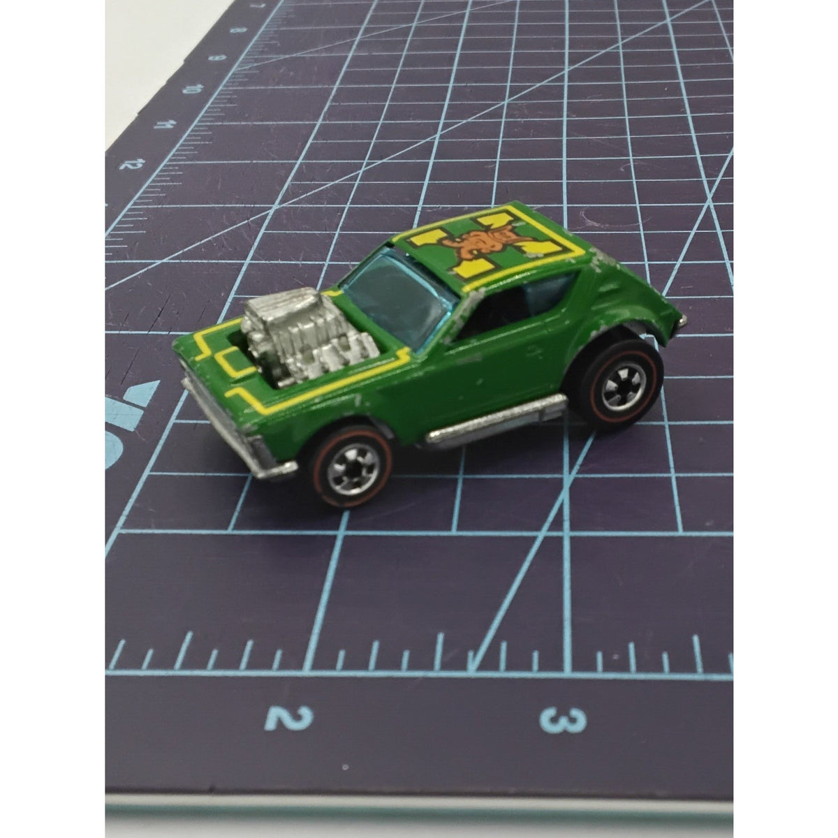 1974 Gremlin Grinder Flying Colors Redline Collectible Loose Hot Wheels Mattel