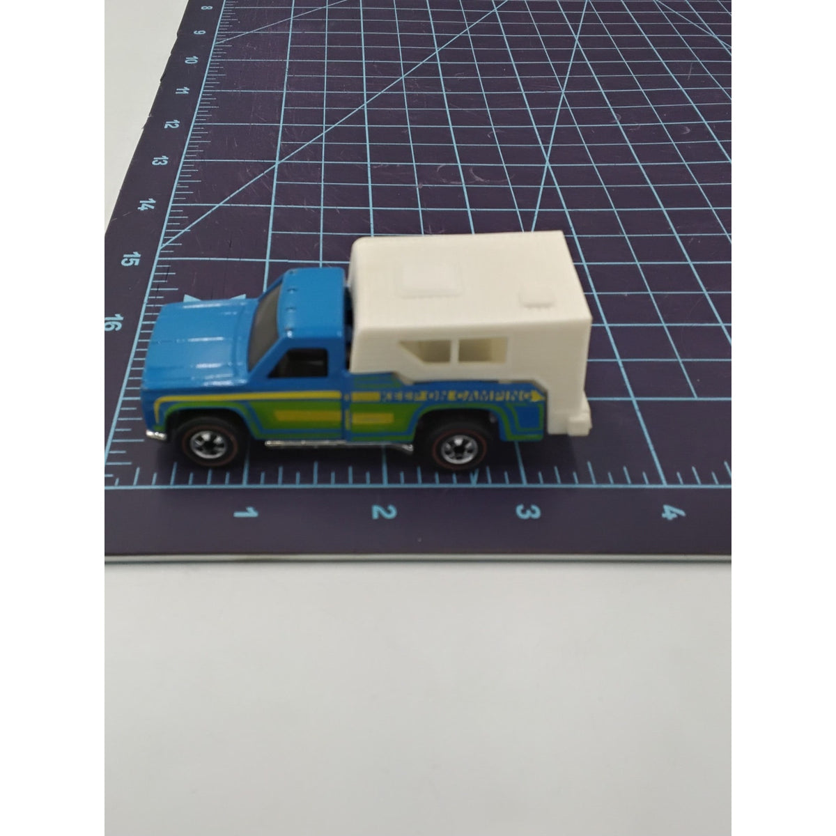 1974 BACKWOODS BOMB Blue Redline Collectible Loose Hot Wheels Mattel Vintage