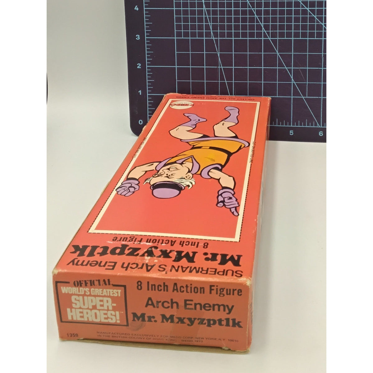 1973 Mego MR MXYZPTLK Worlds Greatest Superheroes 8" in it's original box!