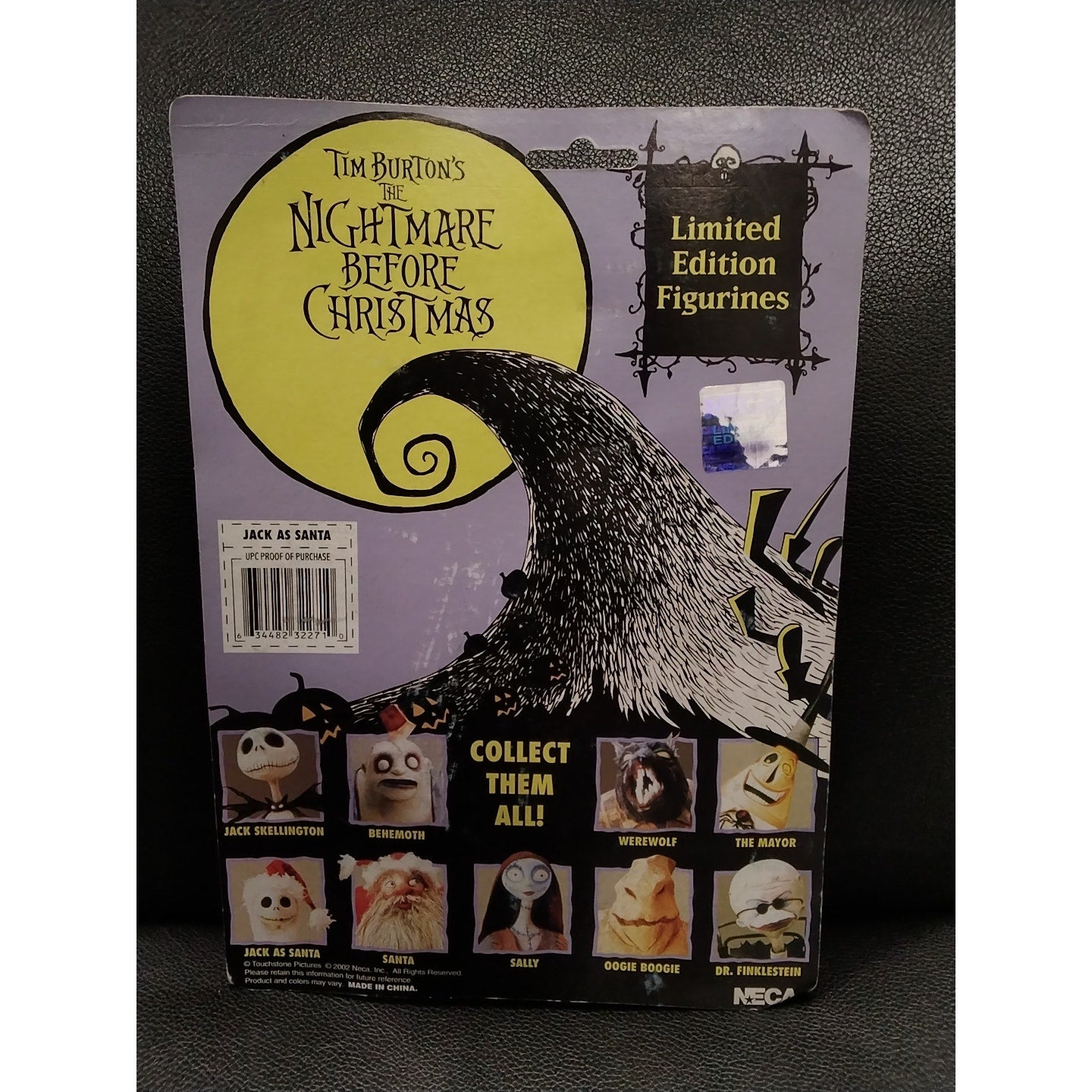 2002 Tim Burton Nightmare Before Christmas- Jack As Santa