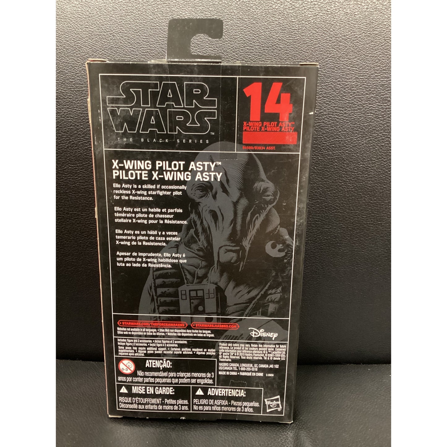 2015 Star Wars The Black Series- X-Wing Pilot Asty