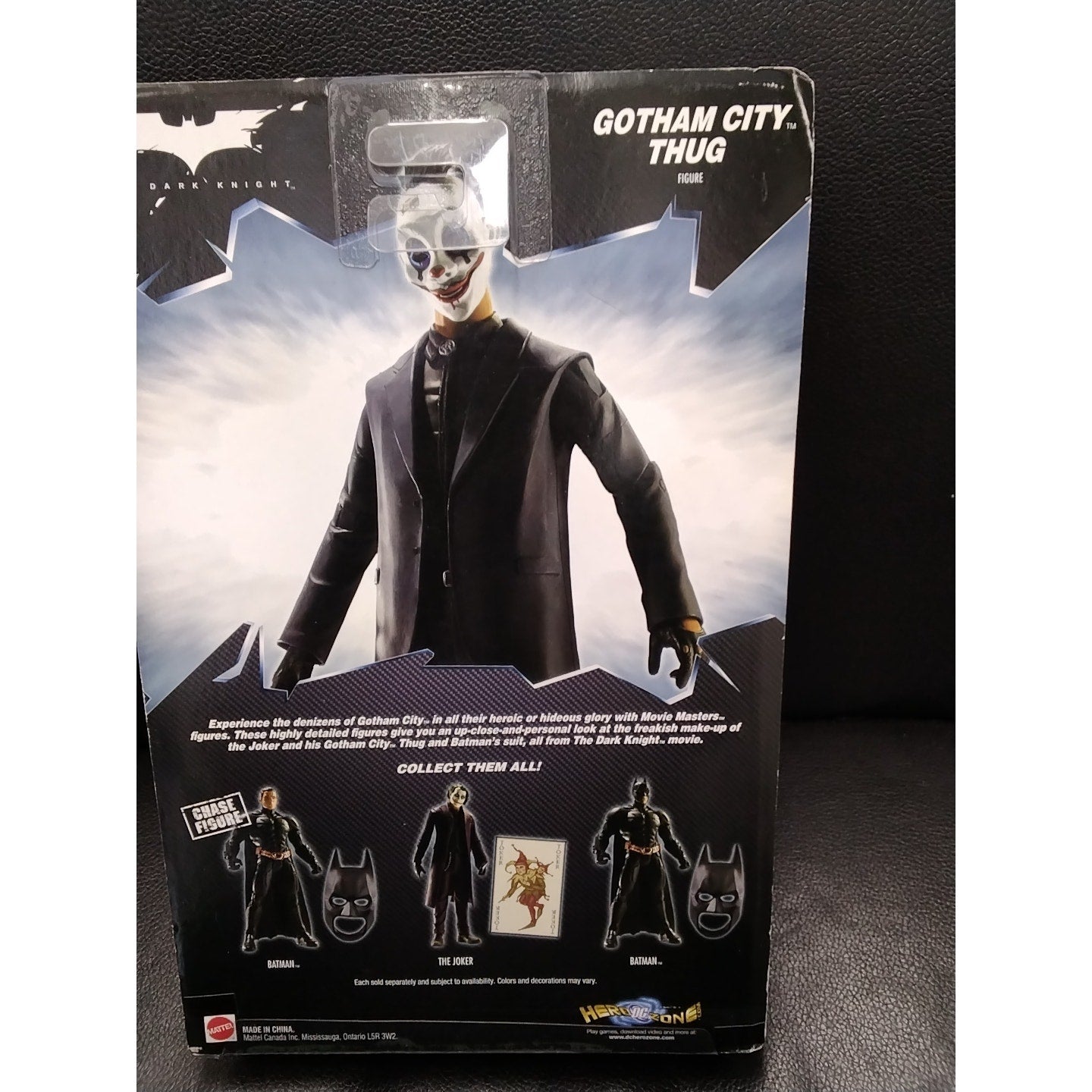 Gotham City Thug Figure Red Eyes Blue Mouth new in box batman the dark knight