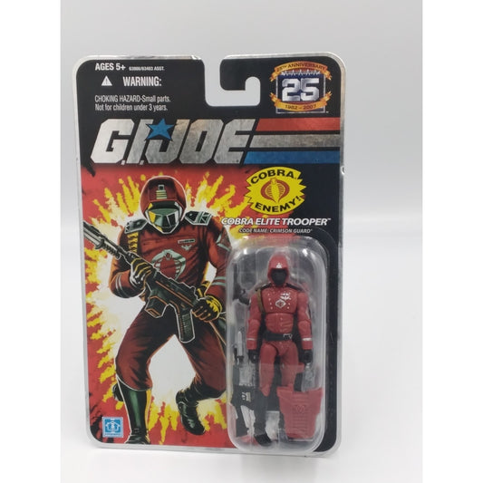 Cobra elite trooper Gi Joe 25th anniversary on card