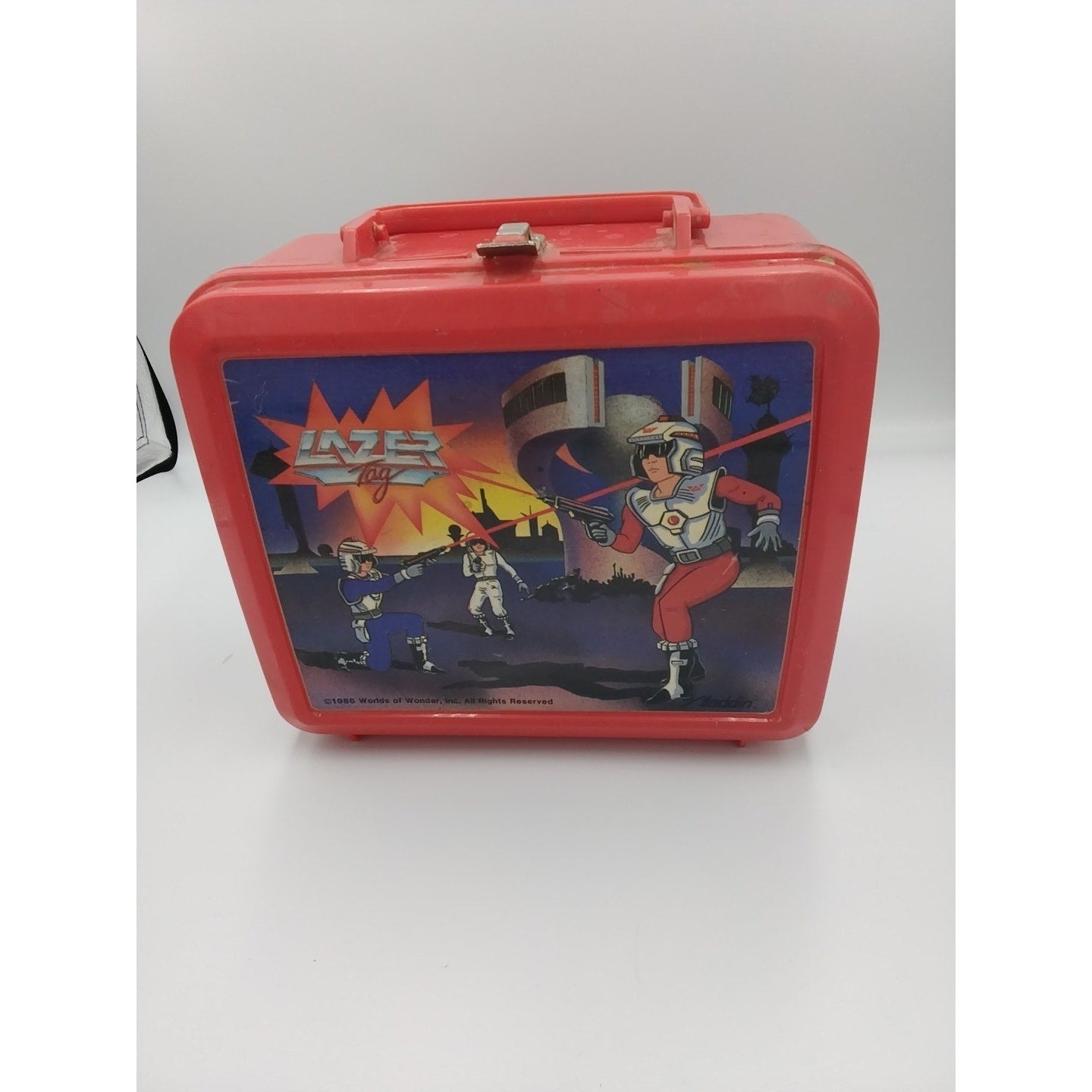 1986 Lazer tag lunch box no thermos