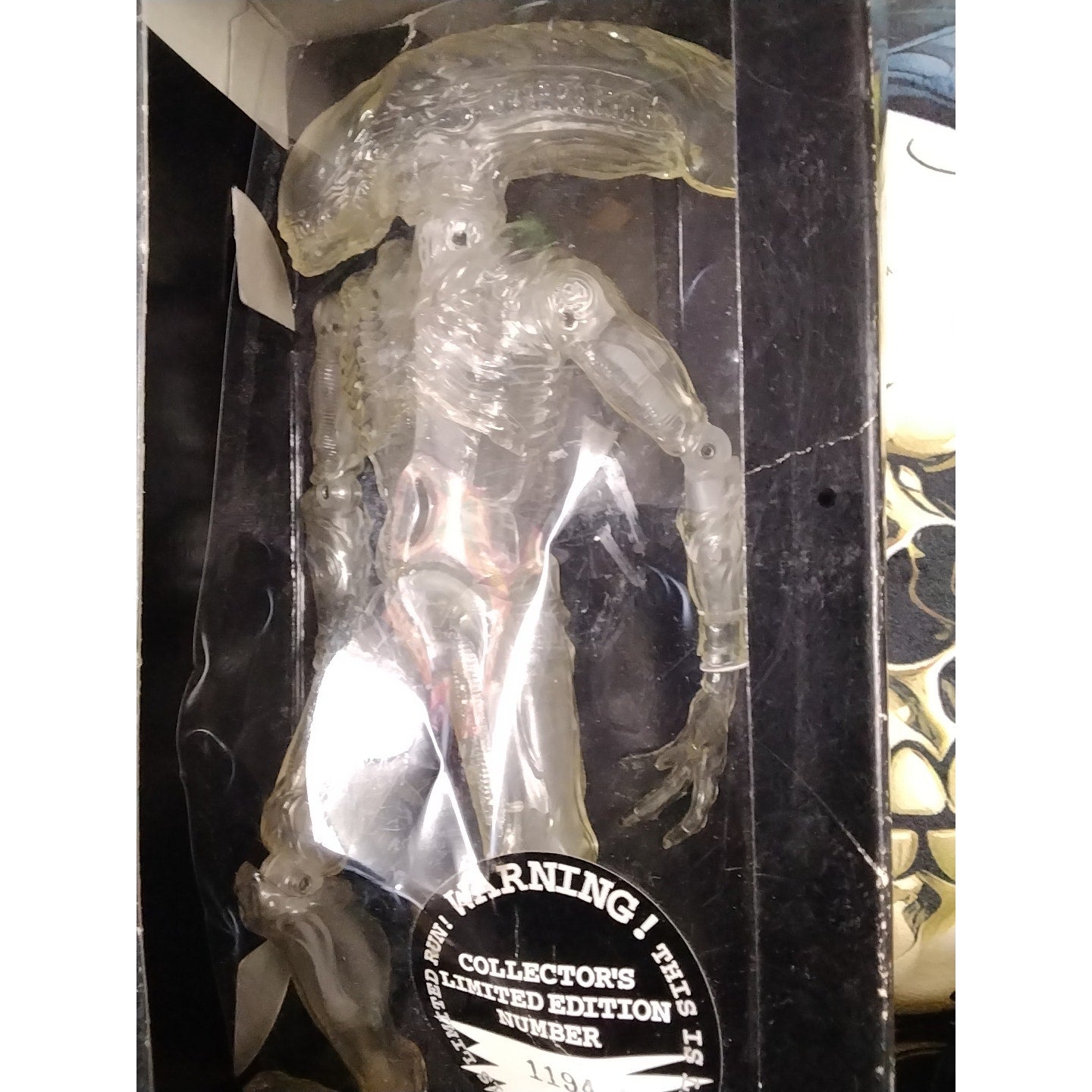 Medicom Toy Real Action Series 1996 Collector's Limited Alien Xenomorph Clear