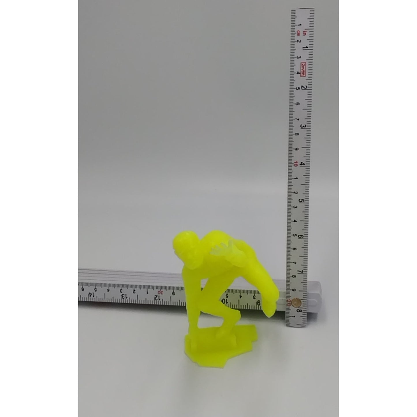 KO Hunchback Neon Yellow Mexican Action Figure Rare