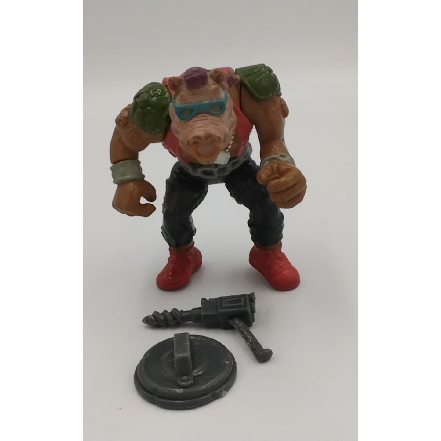 1990 Bebop TMNT "Soft Head" Action Figure