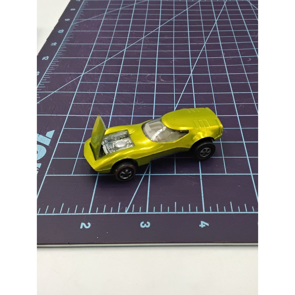 1968 TORERO Lime Green w white interior Redline Collectible Loose Hot Wheels