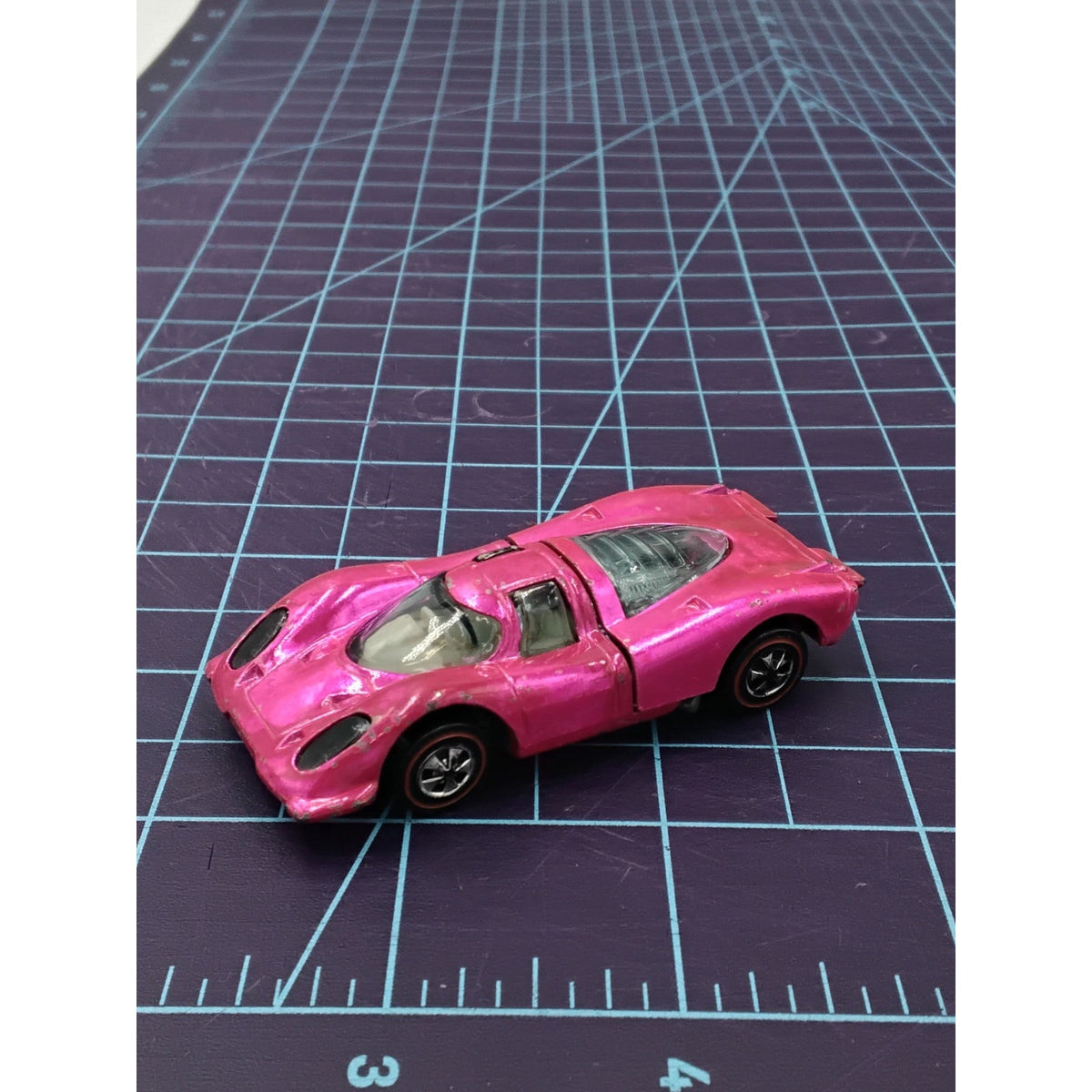 1969 Porsche 917 U.S. HOT PINK Redline Redline Collectible Loose Hot Wheels