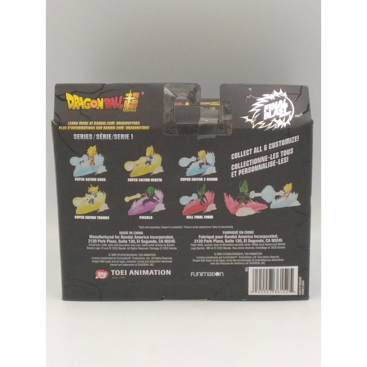 2020 Super Saiyan Vegeta Final Blast Series Action Figure Sealed Dragon Ball Z