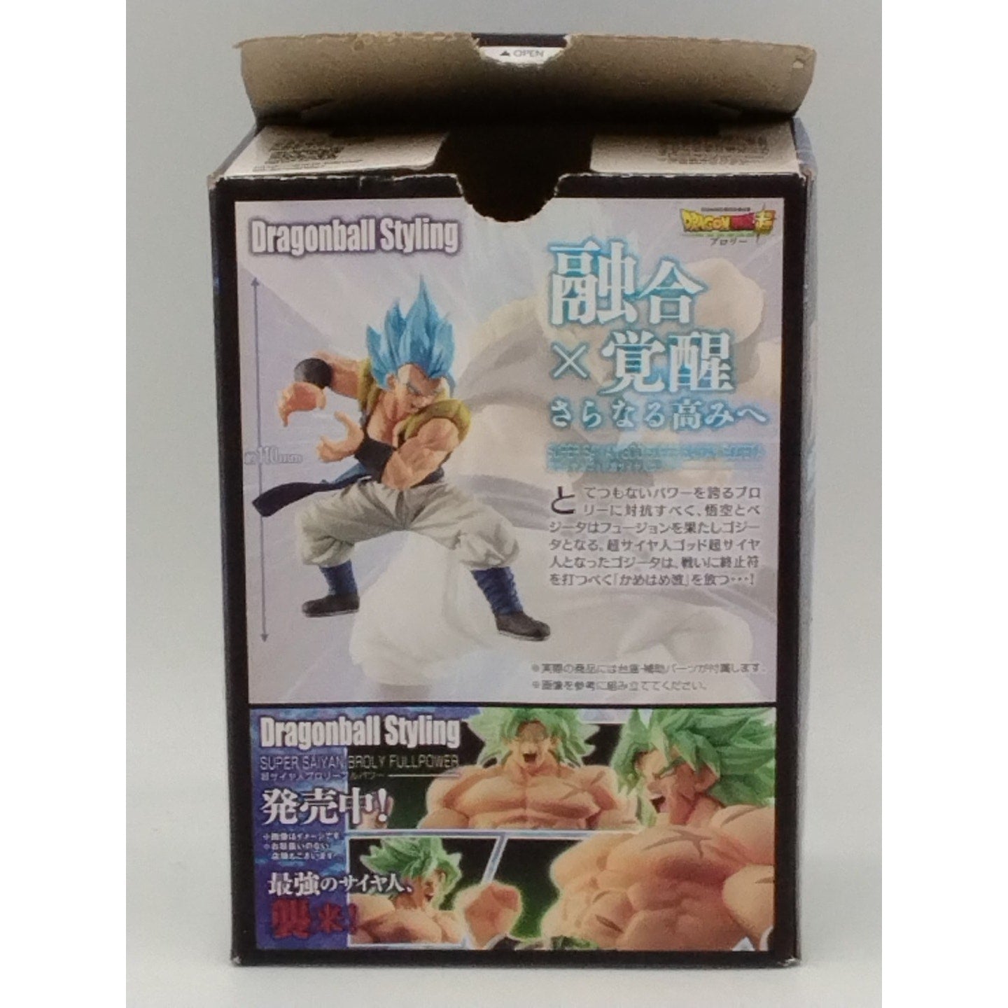 2018 Super Saiyan God Gogeta Dragon Ball Styling Bandai PVC figure