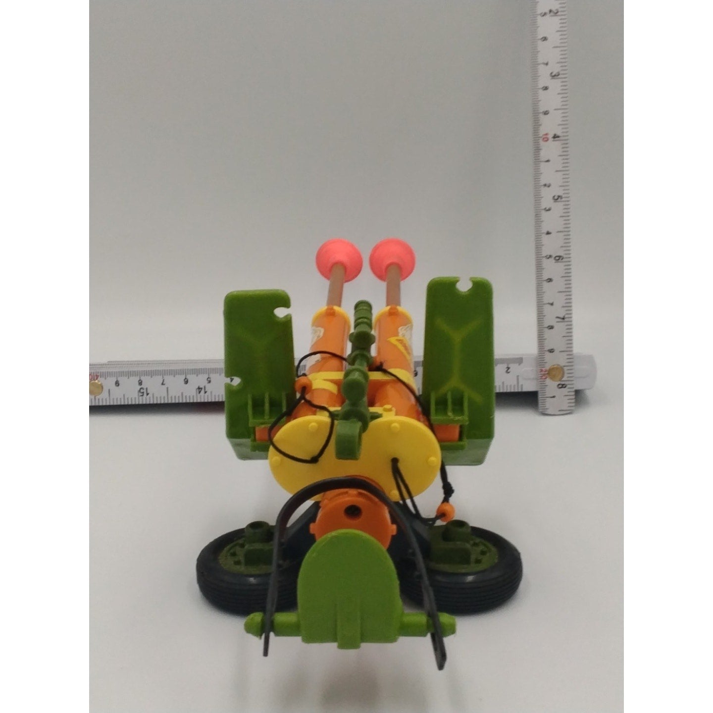 1989 Double Barreled Plunger TMNT Action Figure Playset