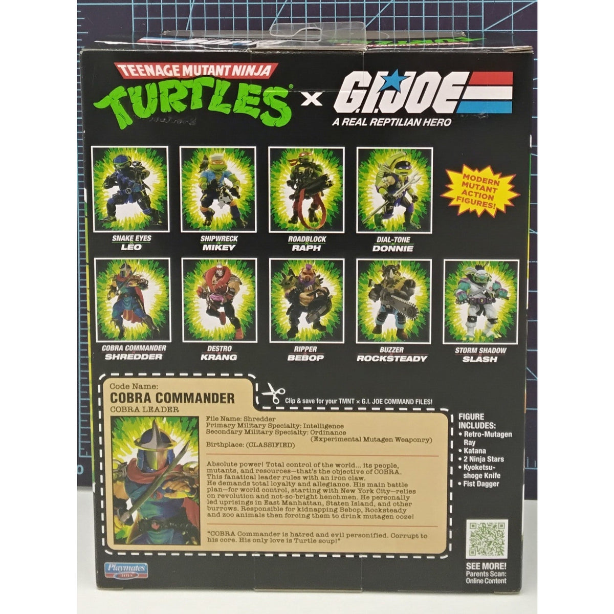 2026 COBRA COMMANDER X SHREDDER Teenage Mutant Ninja Turtles x G.I Joe