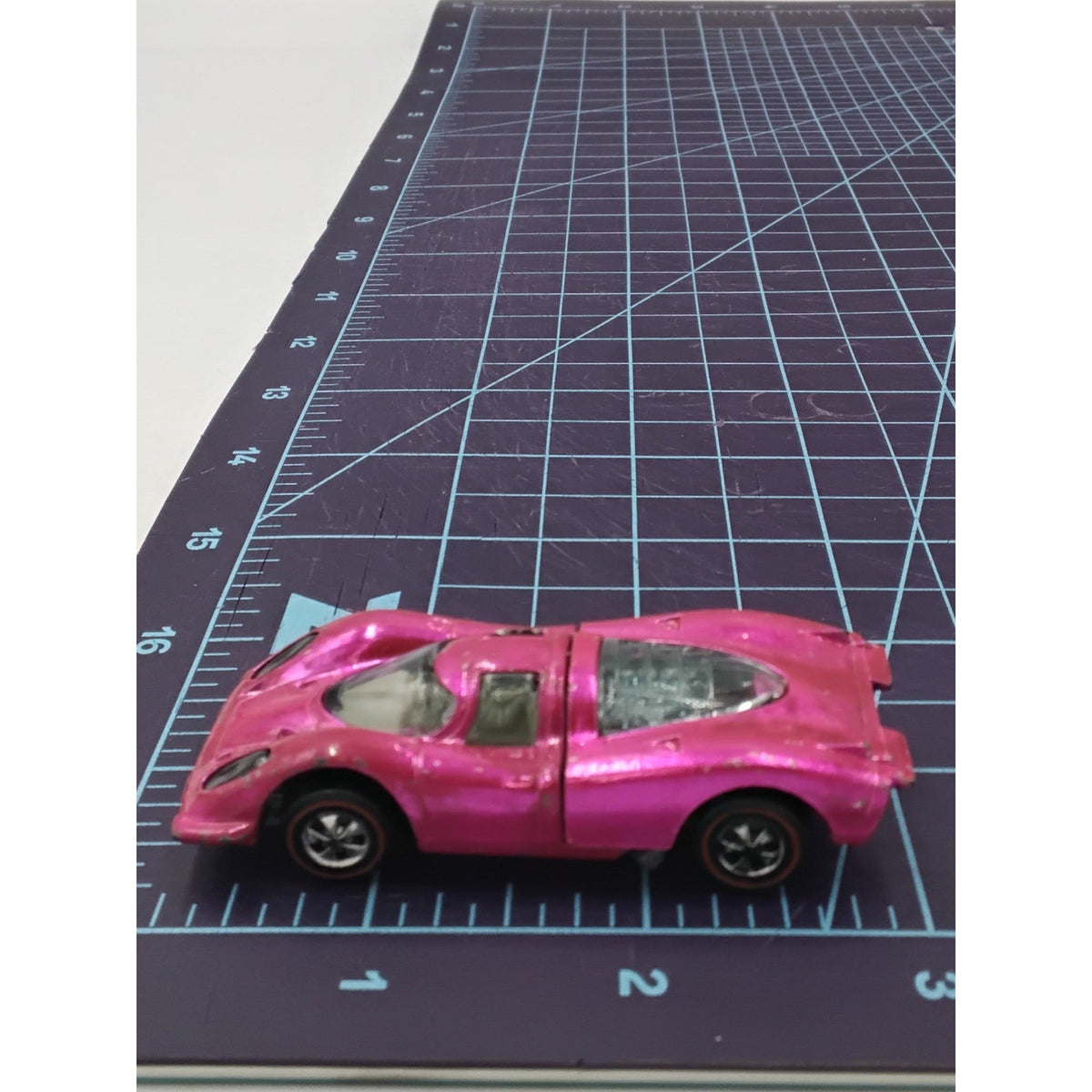 1969 Porsche 917 U.S. HOT PINK Redline Redline Collectible Loose Hot Wheels