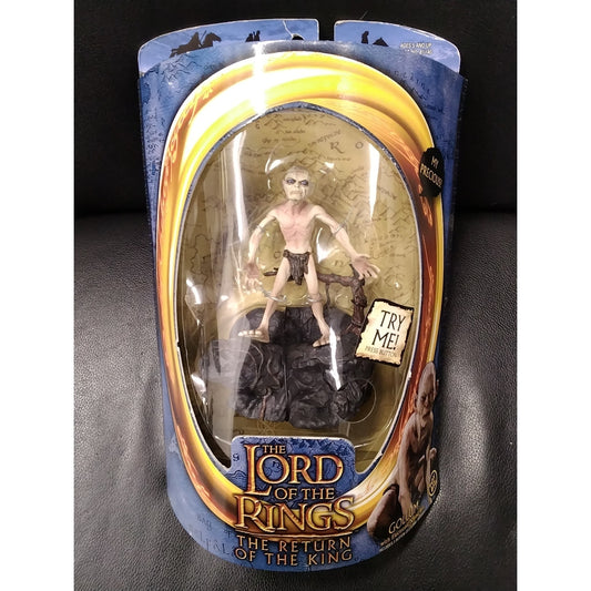 2003 Gollum with Sound Base Lord of the Rings Action Figure  in box