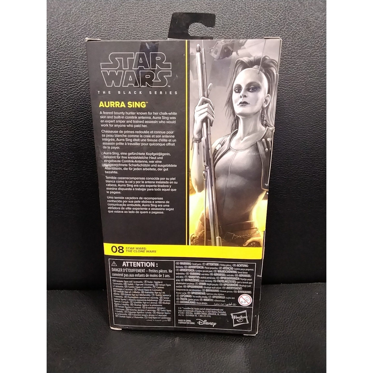 2021 Star Wars The Black Series- The Clone Wars- Aurra Sing