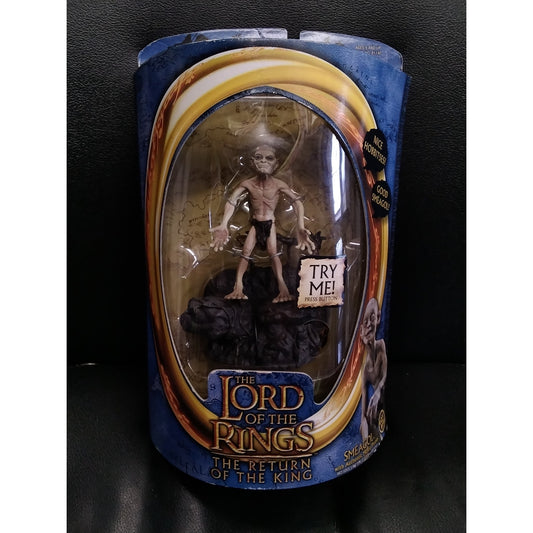 2003 Smeagol with Authentic Movie Phrases Lord of the Rings Action Figure  in box