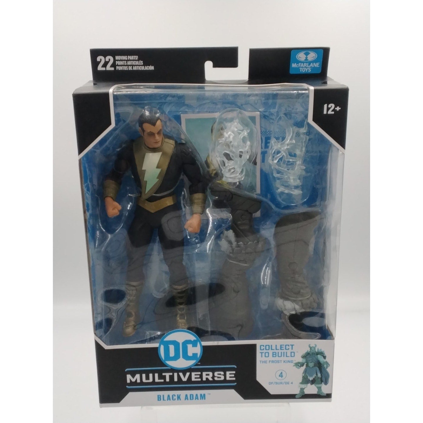 Black Adam Justice league endless winter C.T.B. McFarlane DC on card