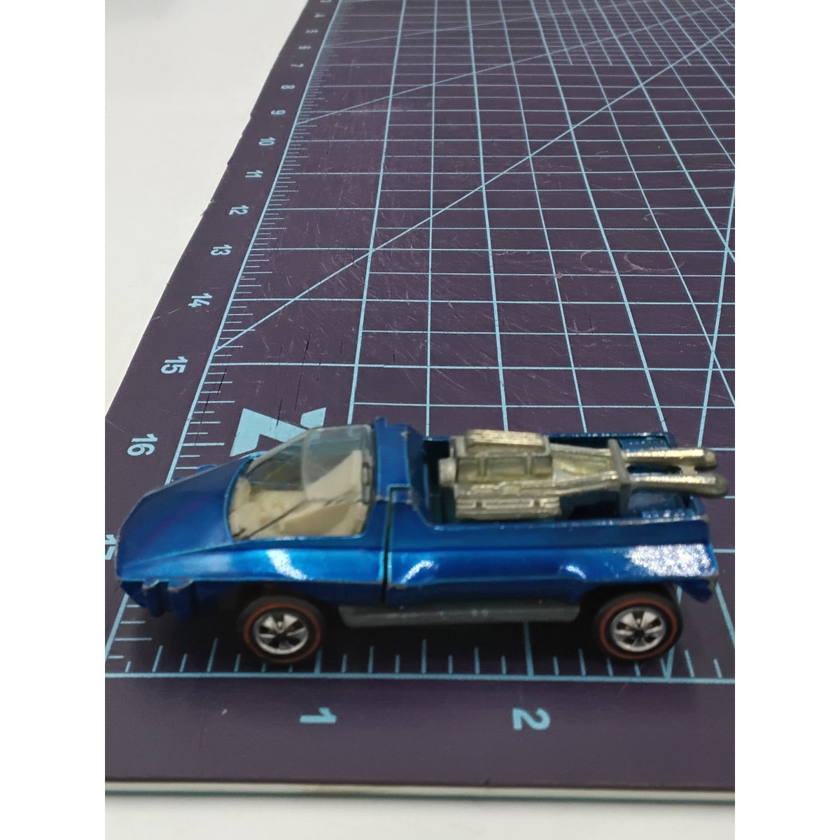 1969 Hairy Hauler (SAPPHIRE BLUE ) Redline Collectible Loose Hot Wheels Mattel