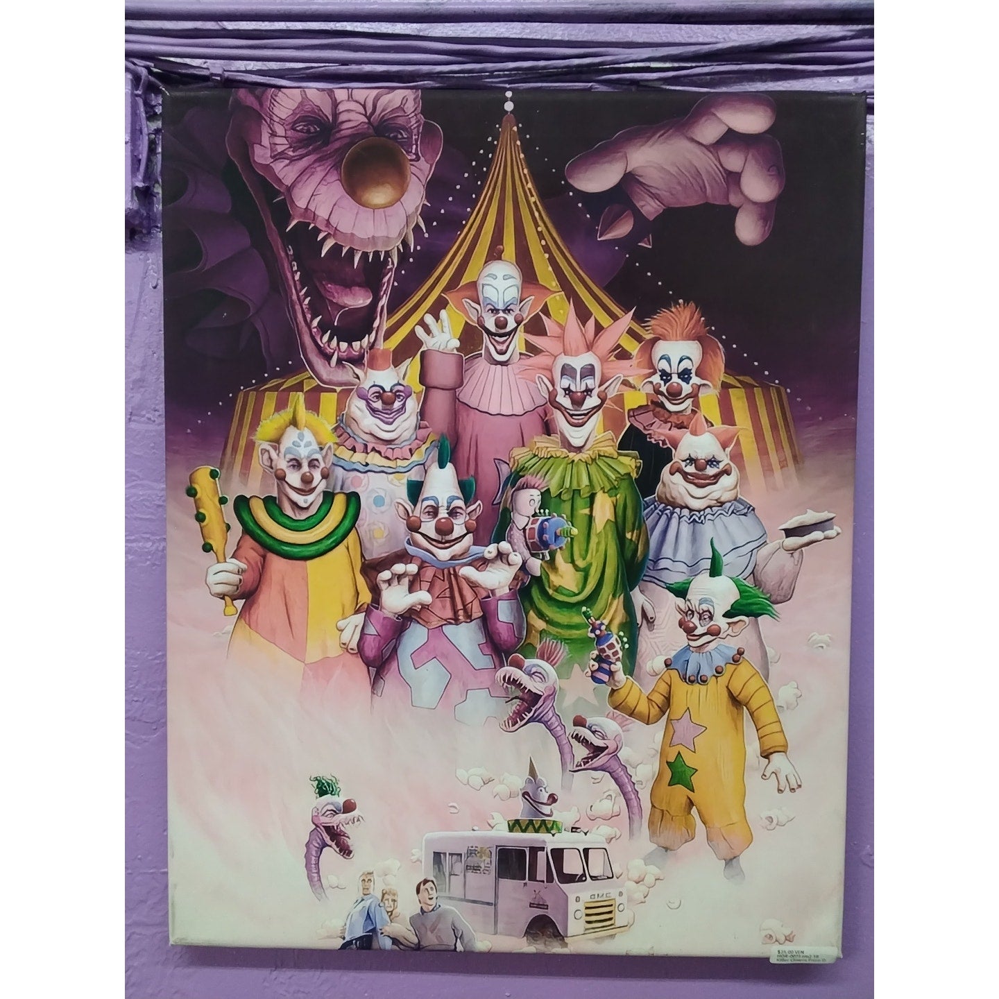 Killer Clowns From Outerspace Vinyl 16''x20' Print