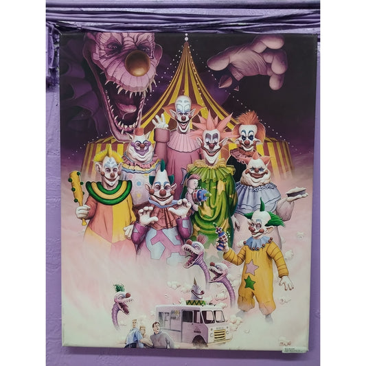 Killer Clowns From Outerspace Vinyl 16''x20' Print