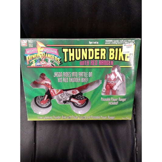 1994 Thunder Bike with Red Power Ranger Figure in Box