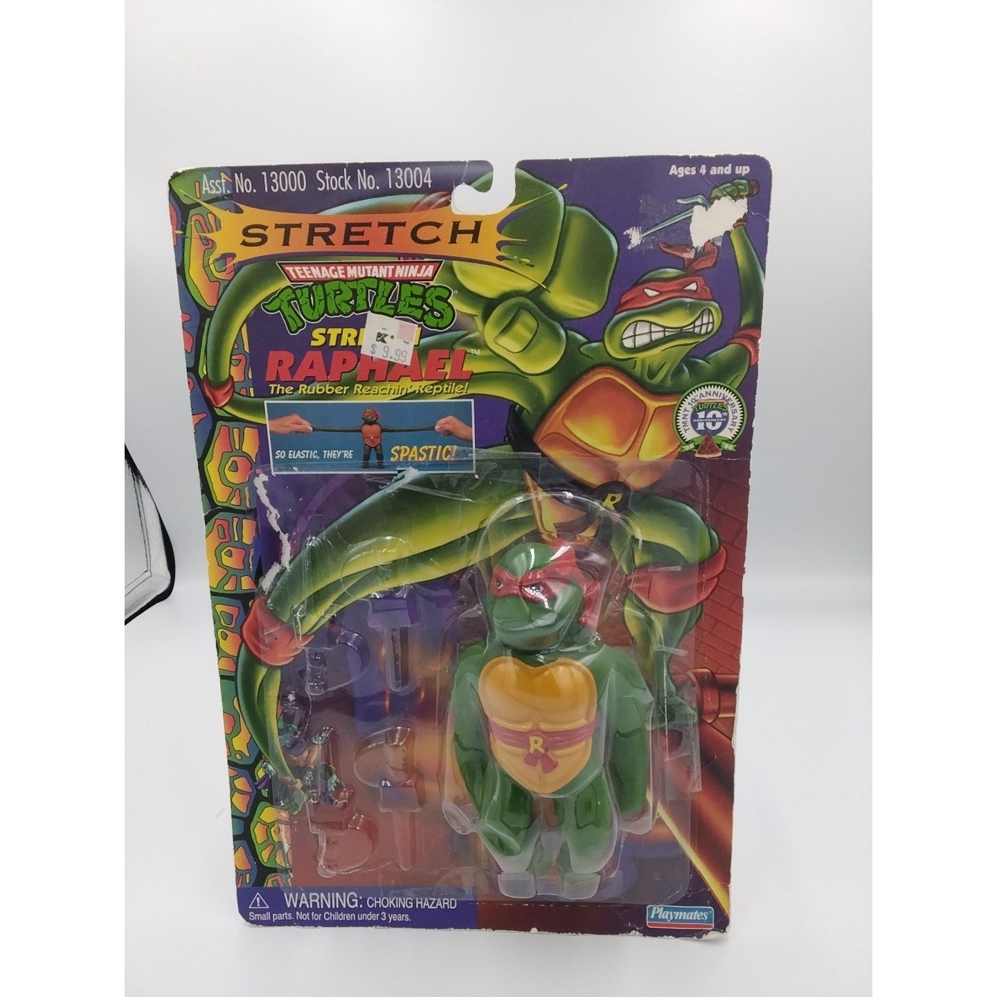 1989 Stretch Rahael tmnt action figure
