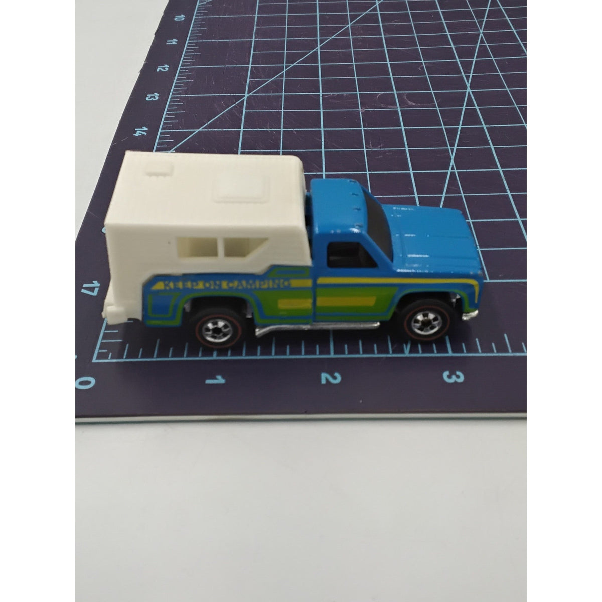 1974 BACKWOODS BOMB Blue Redline Collectible Loose Hot Wheels Mattel Vintage