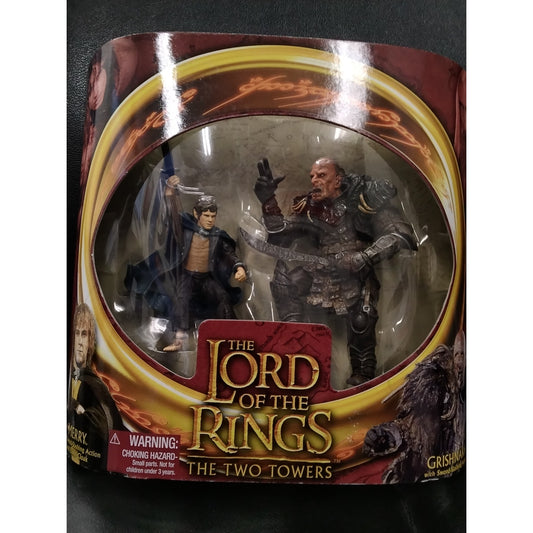 2002 Toy Biz The Lord Of The Rings The Two Towers  Merry vs Grishnakh