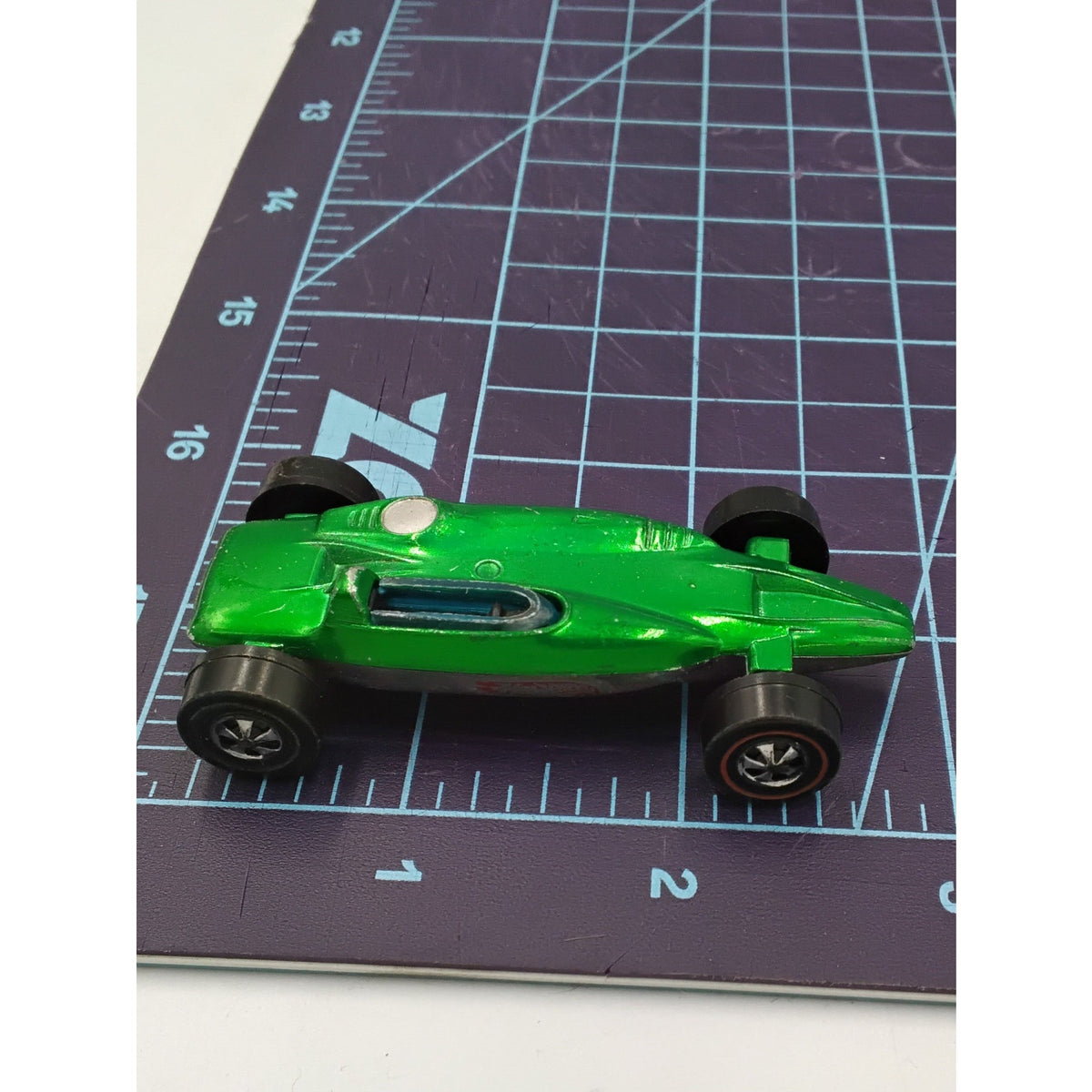 1969 Shelby Turbine Green Redline w/Black Int Collectible Loose Hot Wheels