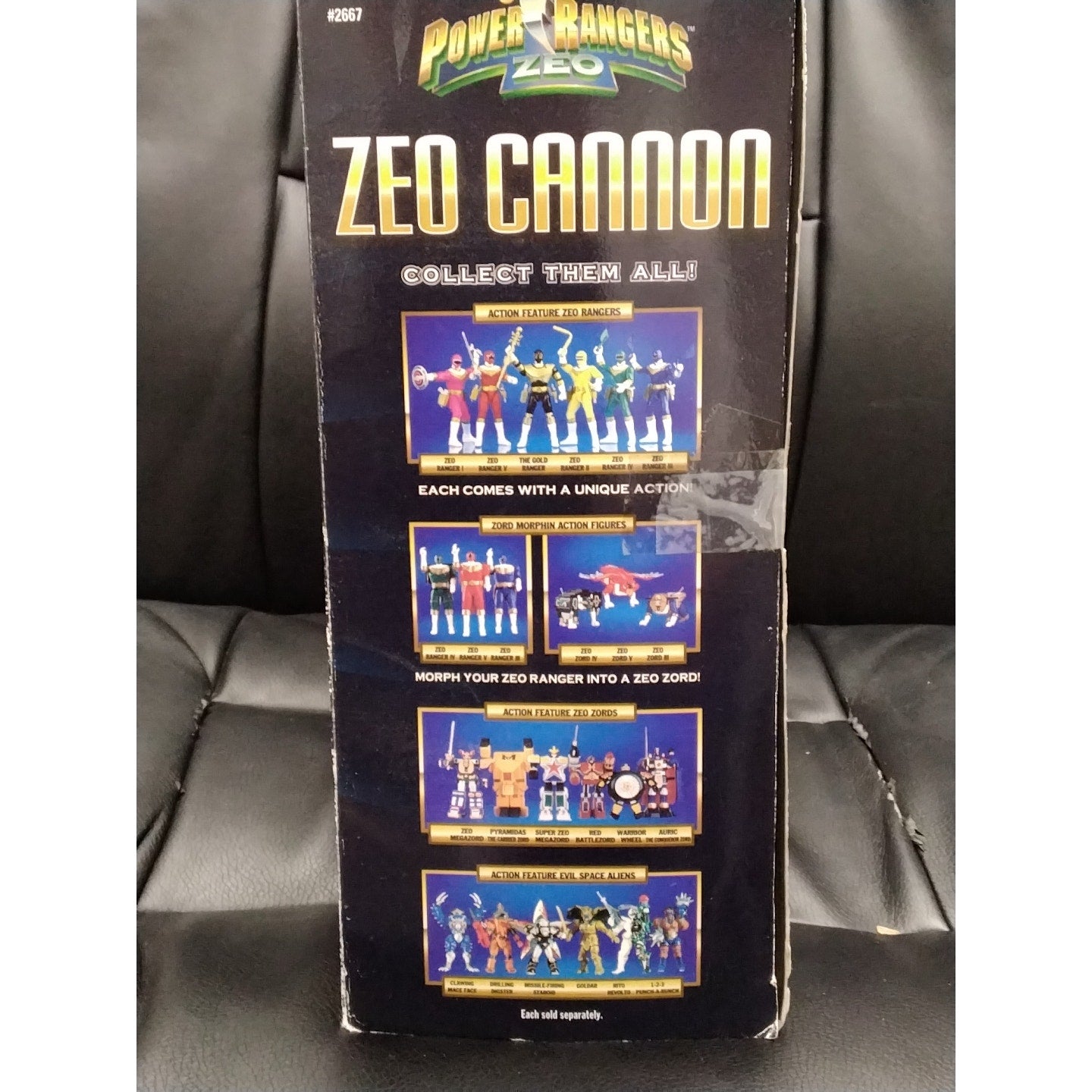 1997 Zeo Cannon Saban's Power Rangers in box Bandai Vintage