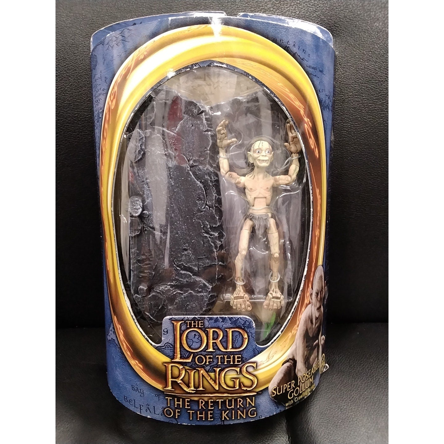 2003 Gollum Super Poseable Lord of the Rings Action Figure  in box
