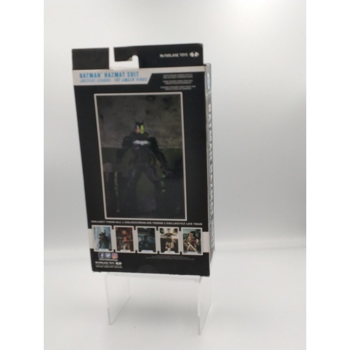 Batman hazmat suit McFarlane DC on card