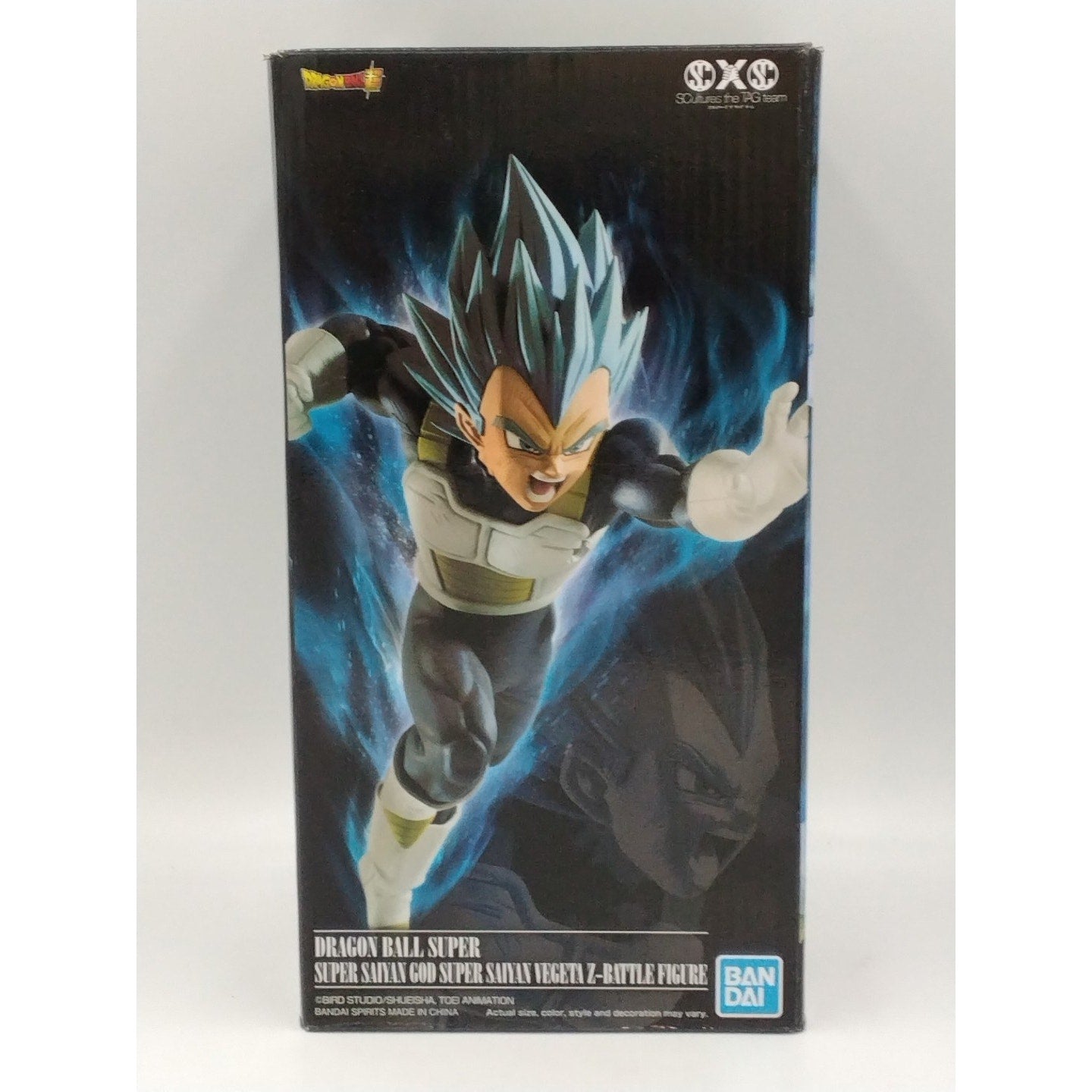 2019 Super Saiyan God Vegeta Bandai Banpresto Action Figure Opened Dragon Ball Z